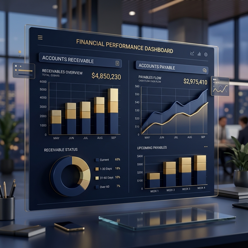 Accounts Payable & Receivable Dashboard