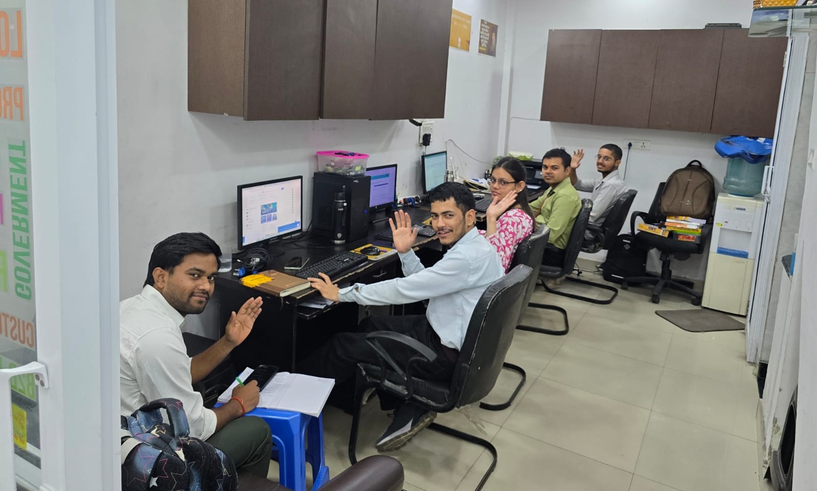Global business team